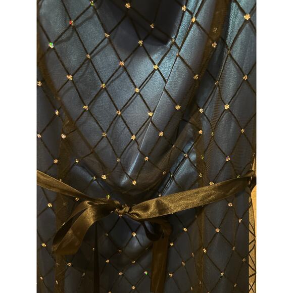 Women’s Blu Sage  Blue Midi Party Dress. Size 16W - Picture 2 of 6